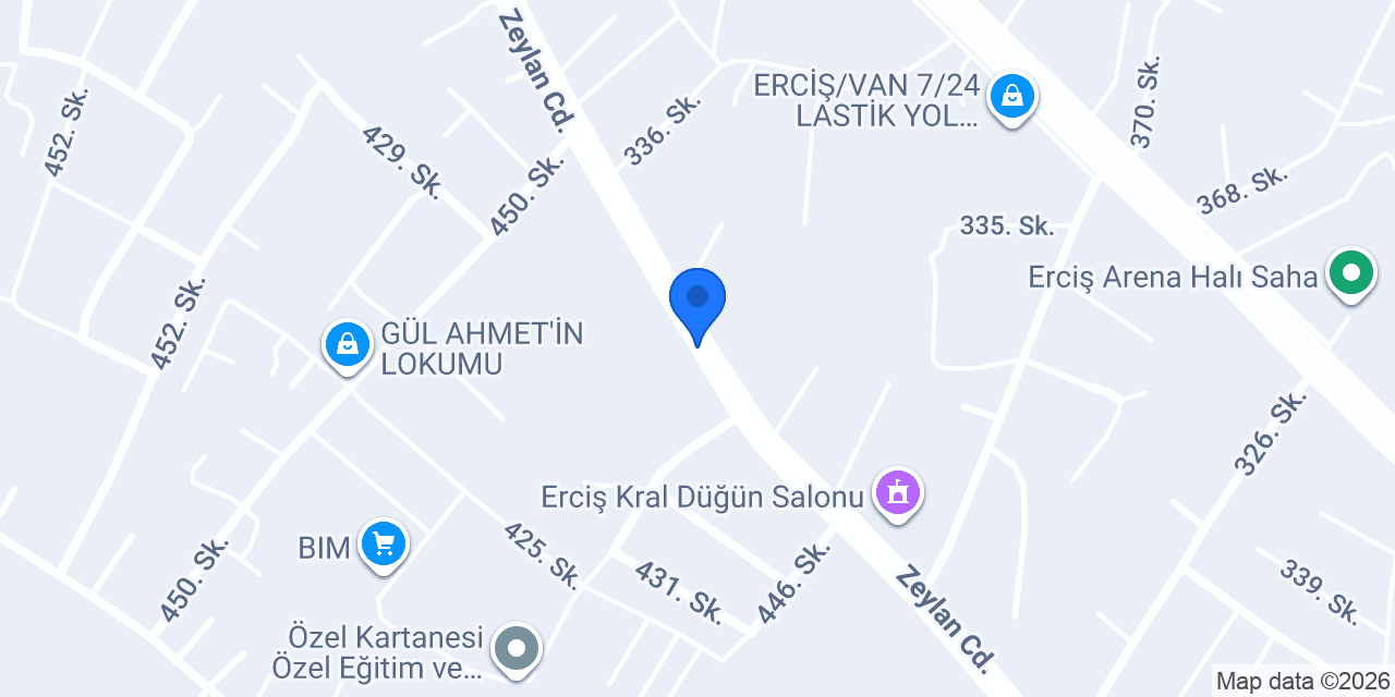 Zeylan Taksi konumu