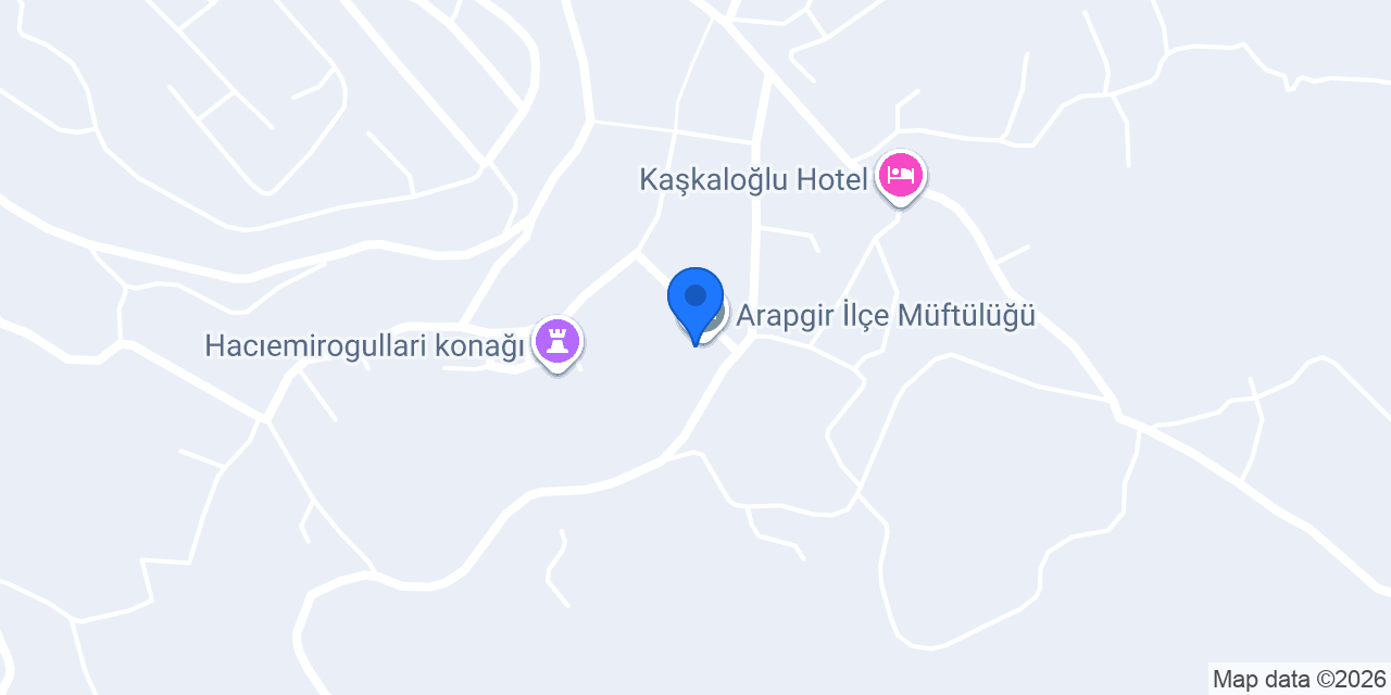 Arapgir İlçe Müftülüğü konumu