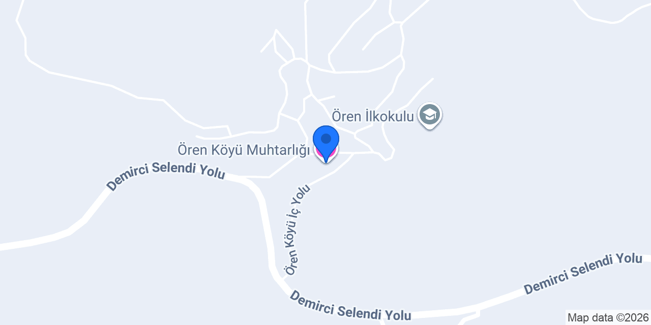 Ören Köyü Muhtarlığı konumu