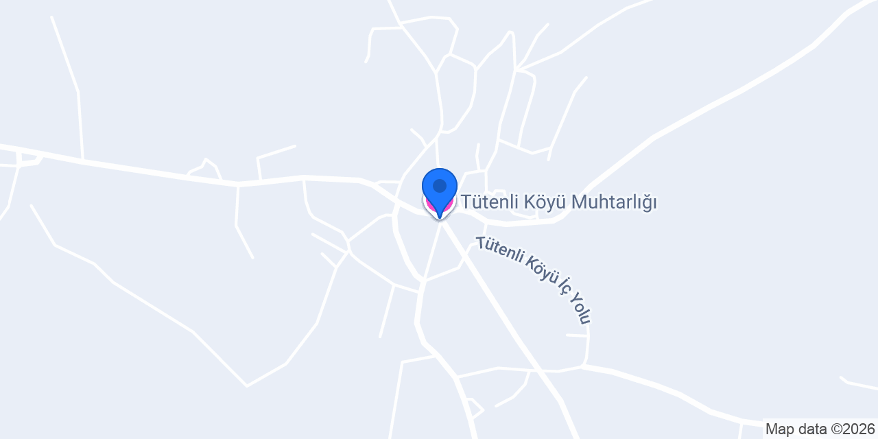 Tütenli Köyü Muhtarlığı konumu