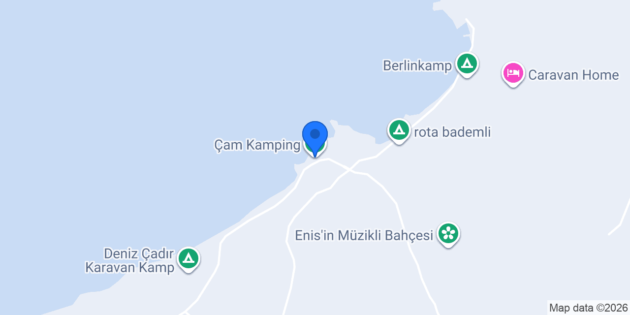Çam Kamping konumu