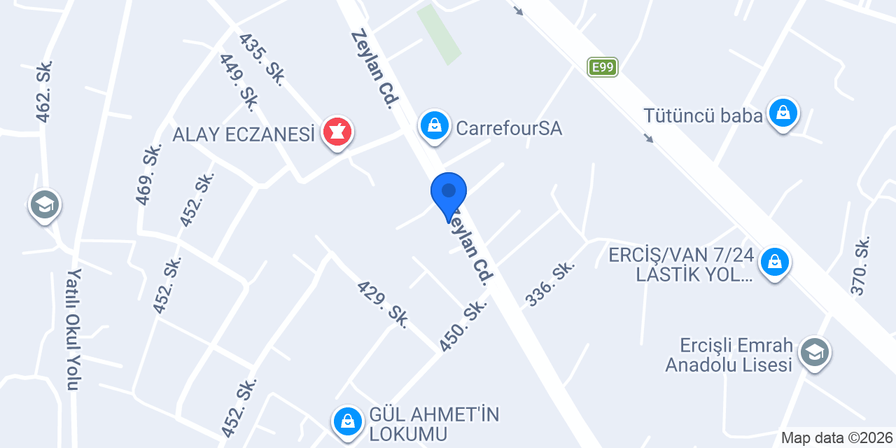 Zerya Yöresel Abiye konumu