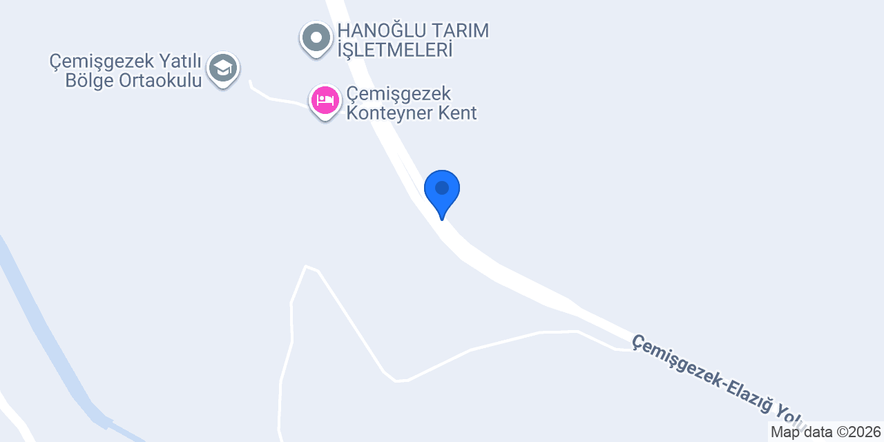 Çemişgezek İlçe Nüfus Müdürlüğü konumu