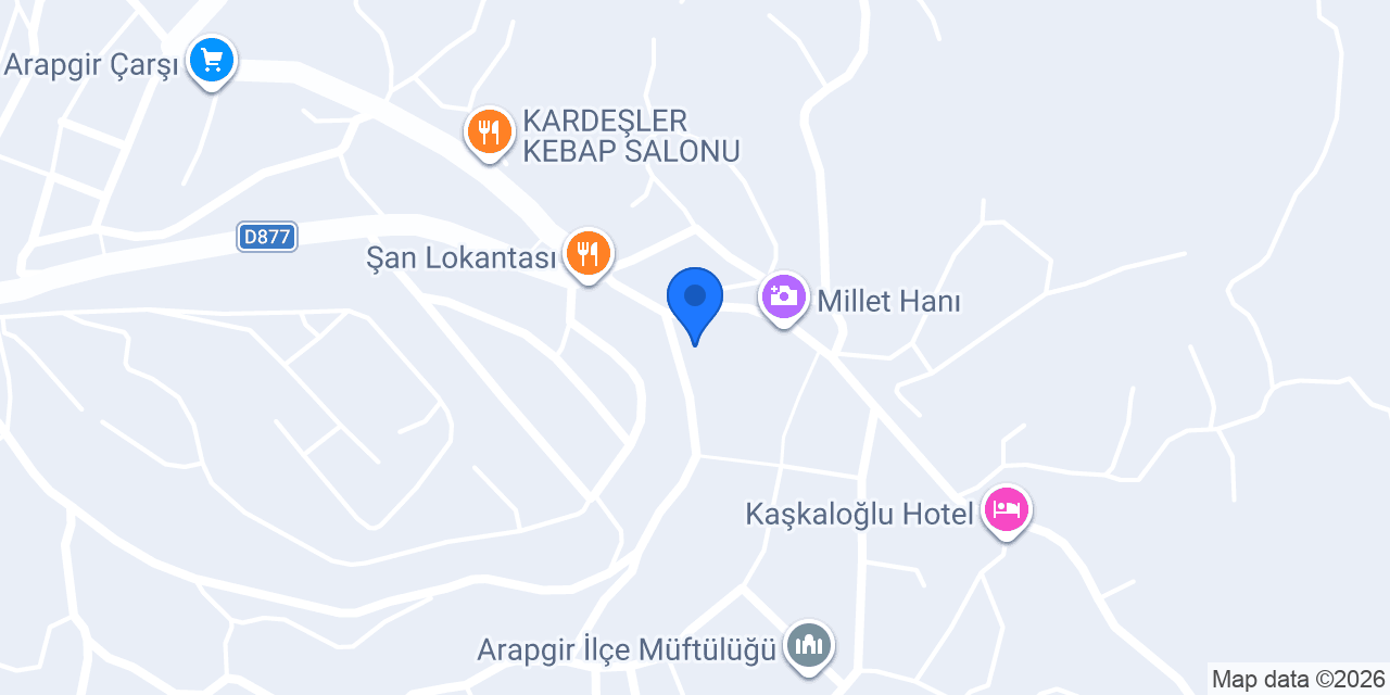 Arapgir Nazar Hotel konumu
