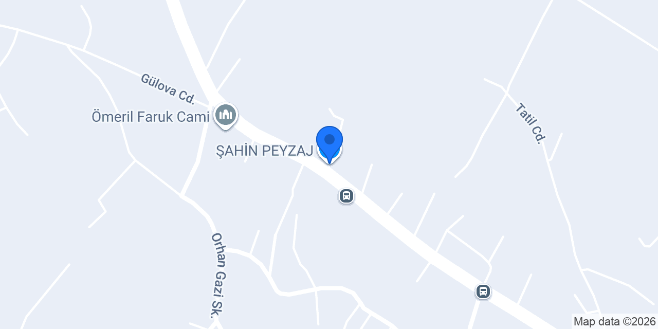 ŞAHİN PEYZAJ konumu