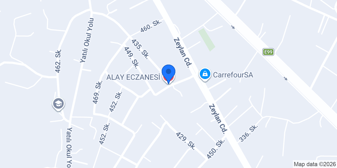 ALAY ECZANESİ konumu