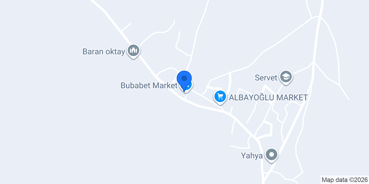Bubabet Market konumu