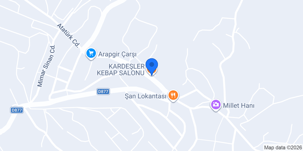KARDEŞLER KEBAP SALONU konumu