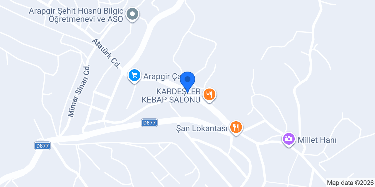 Arapgir Şifa Eczanesi konumu