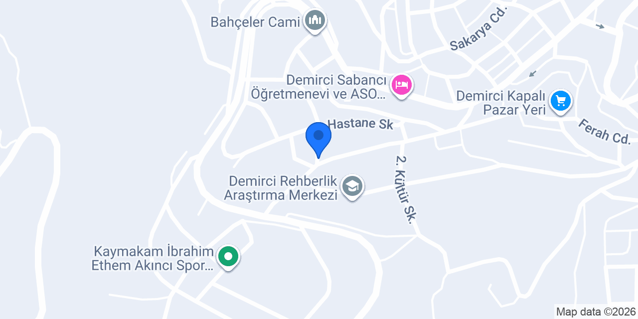 Demirci Vergi Dairesi konumu