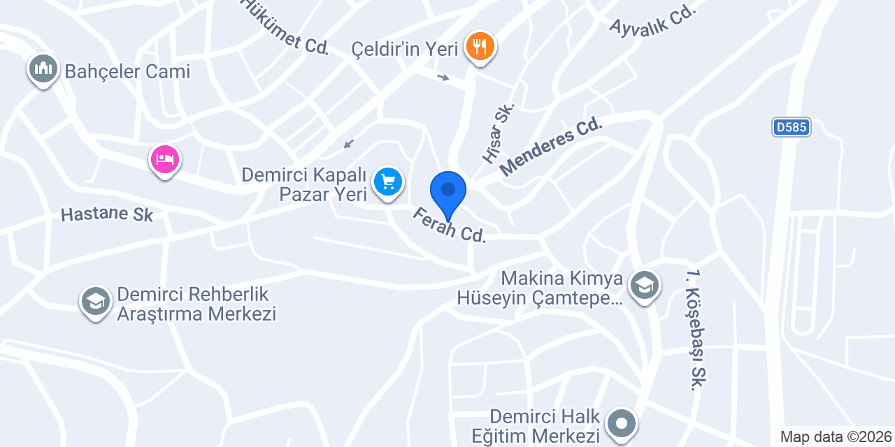 Korkmaz Ticaret konumu