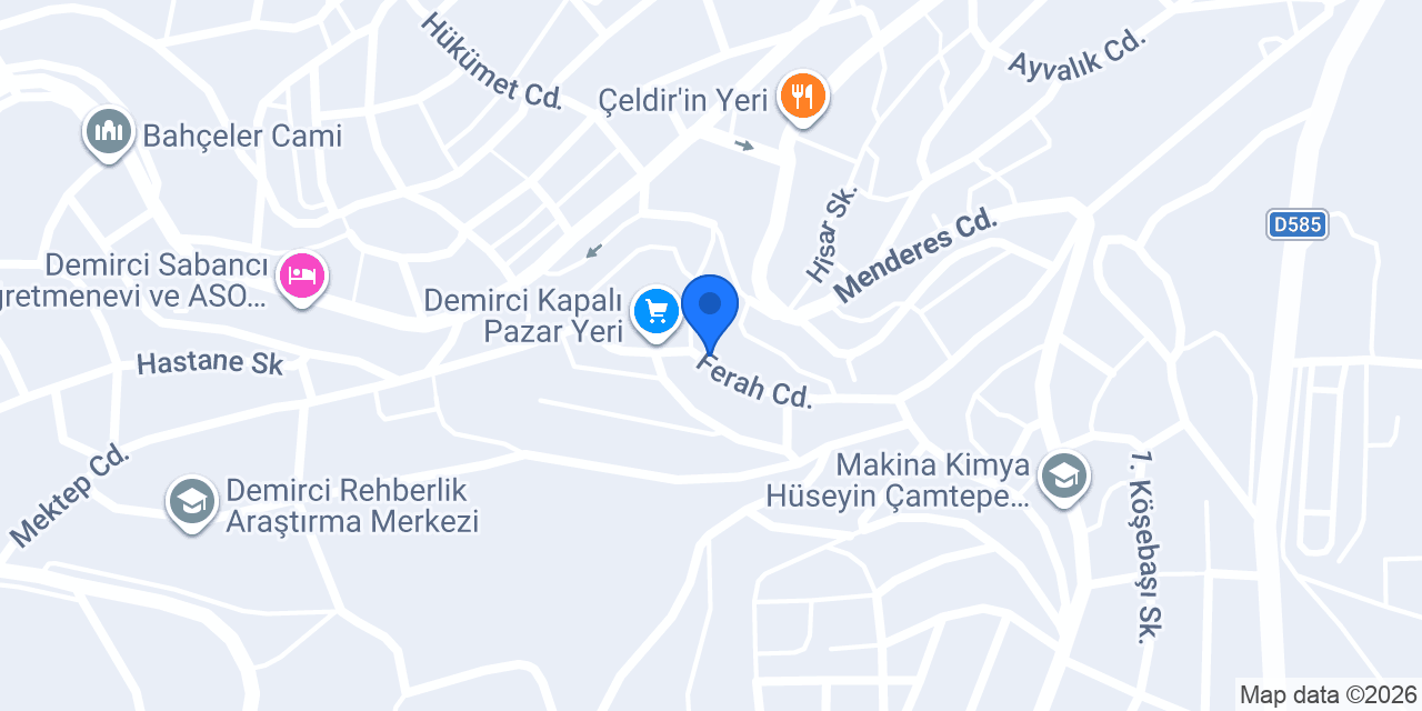 Köse Tarım Gıda konumu