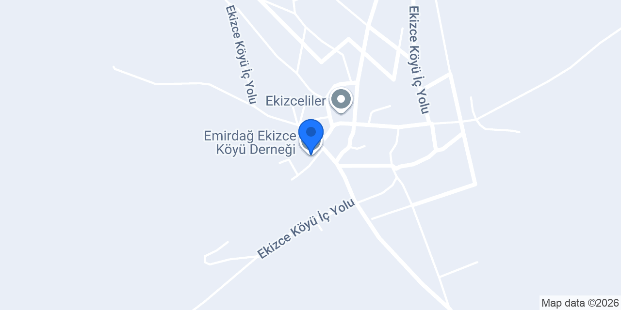 Emirdağ Ekizce Köyü Derneği konumu