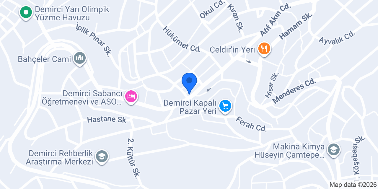 Merkez Eczanesi konumu