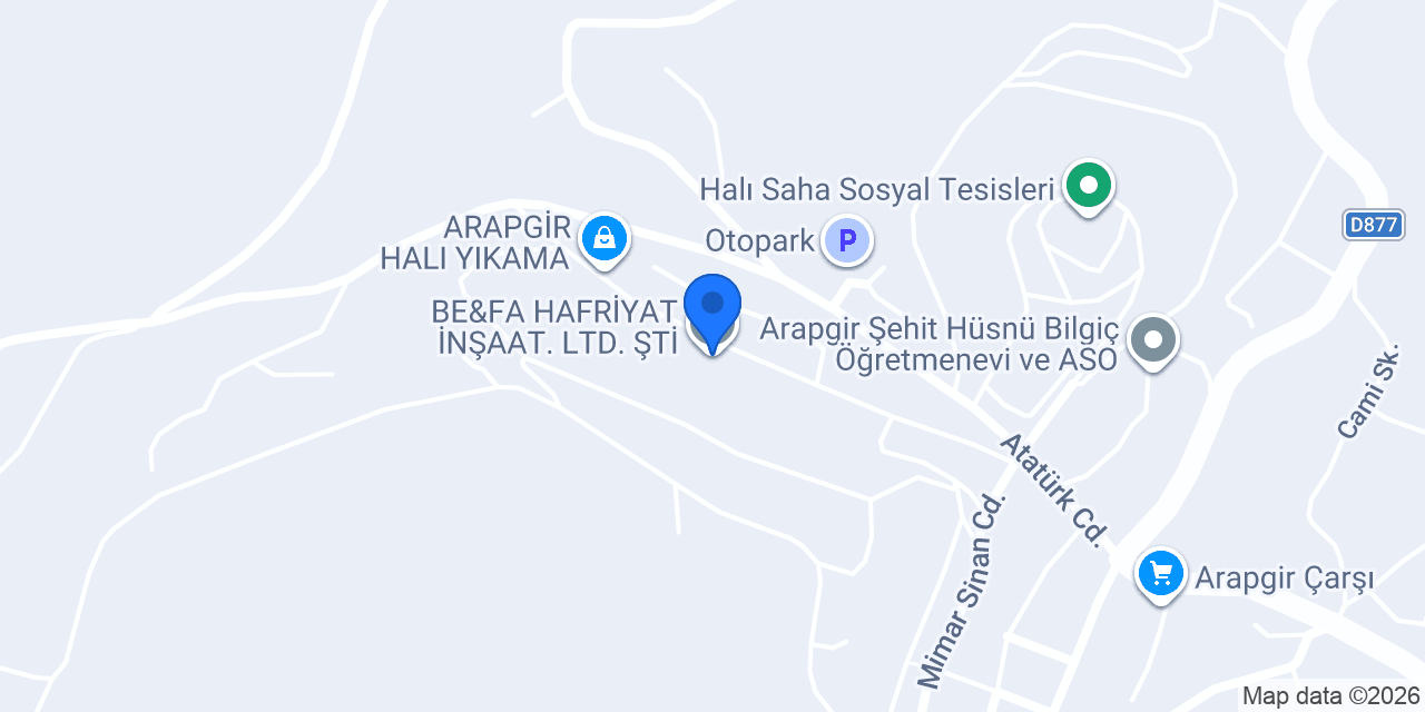 BE&FA HAFRİYAT İNŞAAT. LTD. ŞTİ konumu