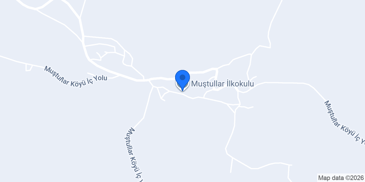 Muştullar İlkokulu konumu