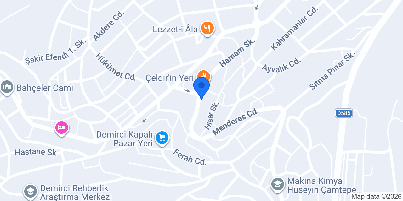 KAVÇAKAR OTOMOTİV konumu