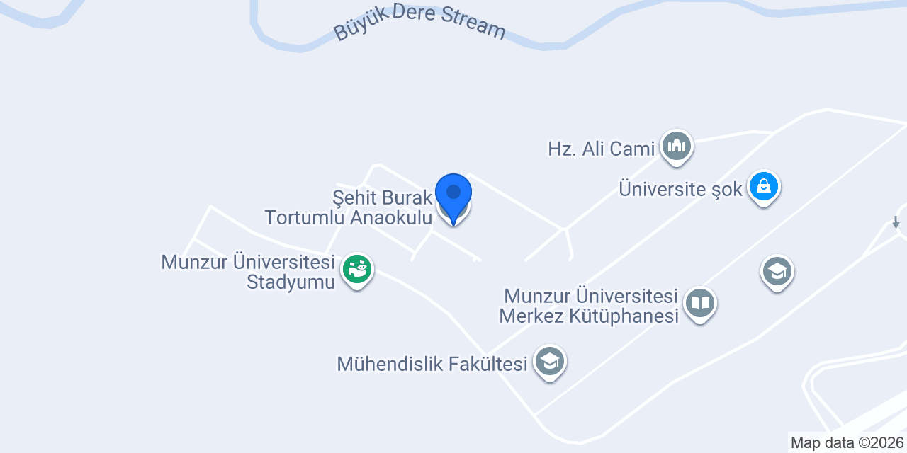 Şehit Burak Tortumlu Anaokulu konumu