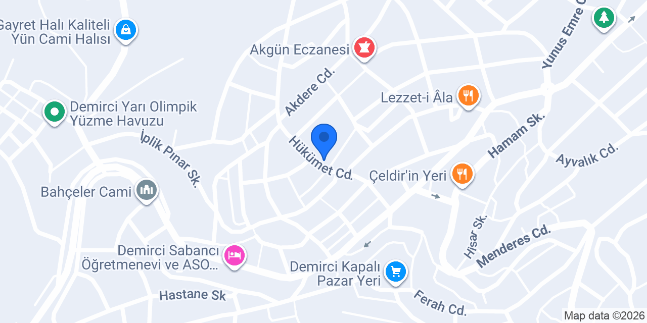 Demirci Anadolu İmam Hatip Lisesi konumu