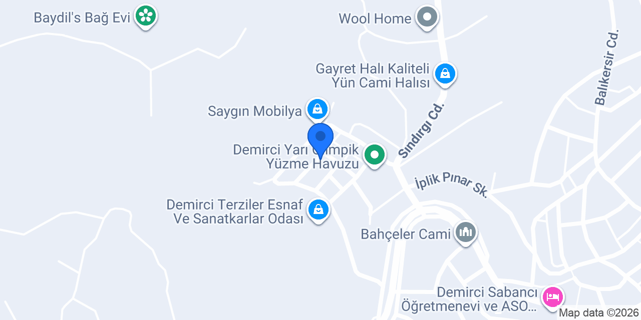 Yüner Cami Halısı konumu