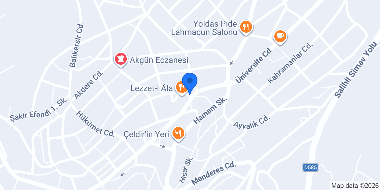 Aydemir Mobilya konumu