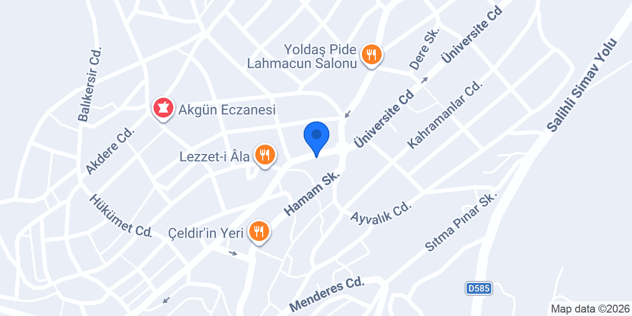 Recep berber salonu konumu