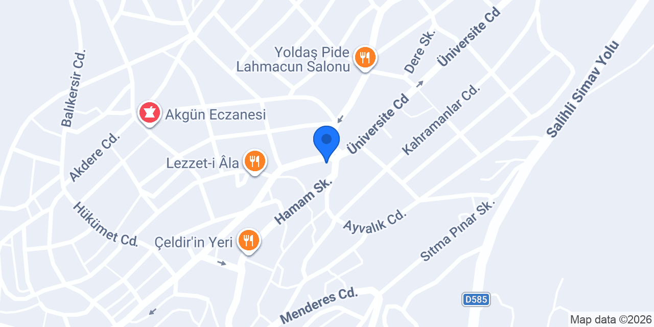 Aras Kargo Demirci Şubesi konumu