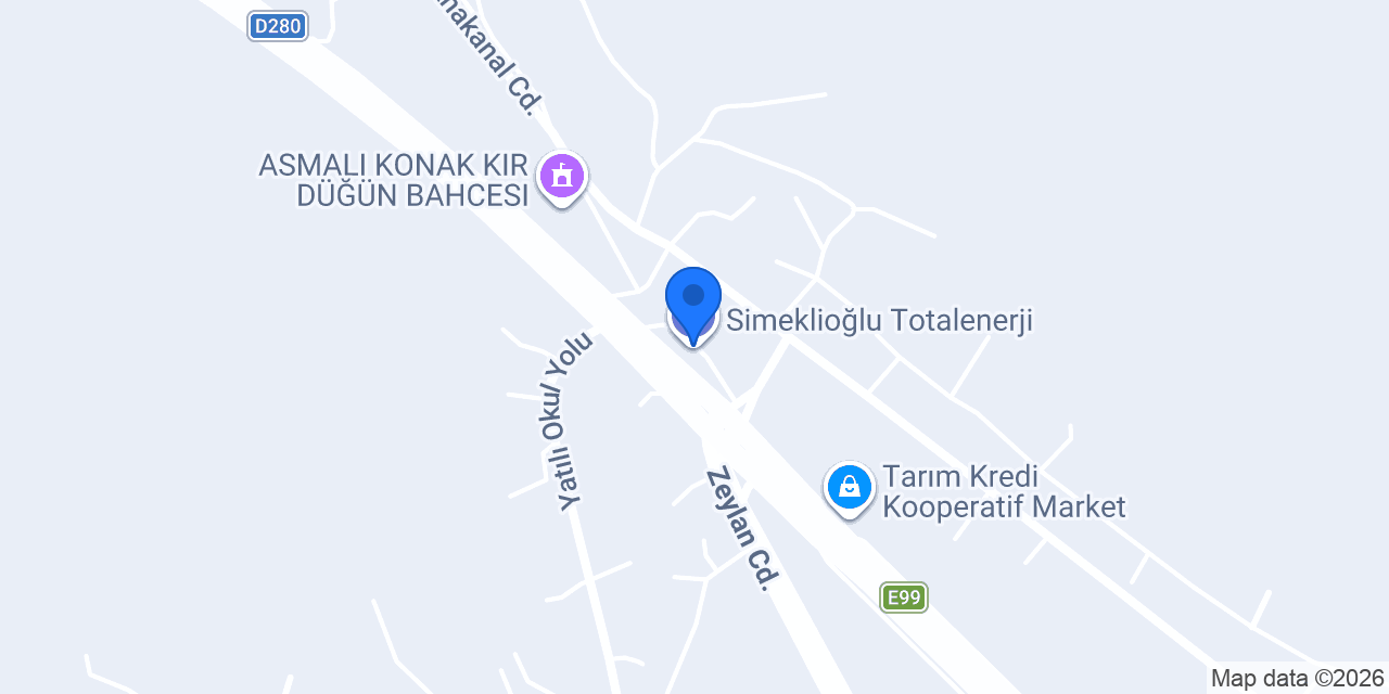 Simeklioğlu Totalenerji konumu