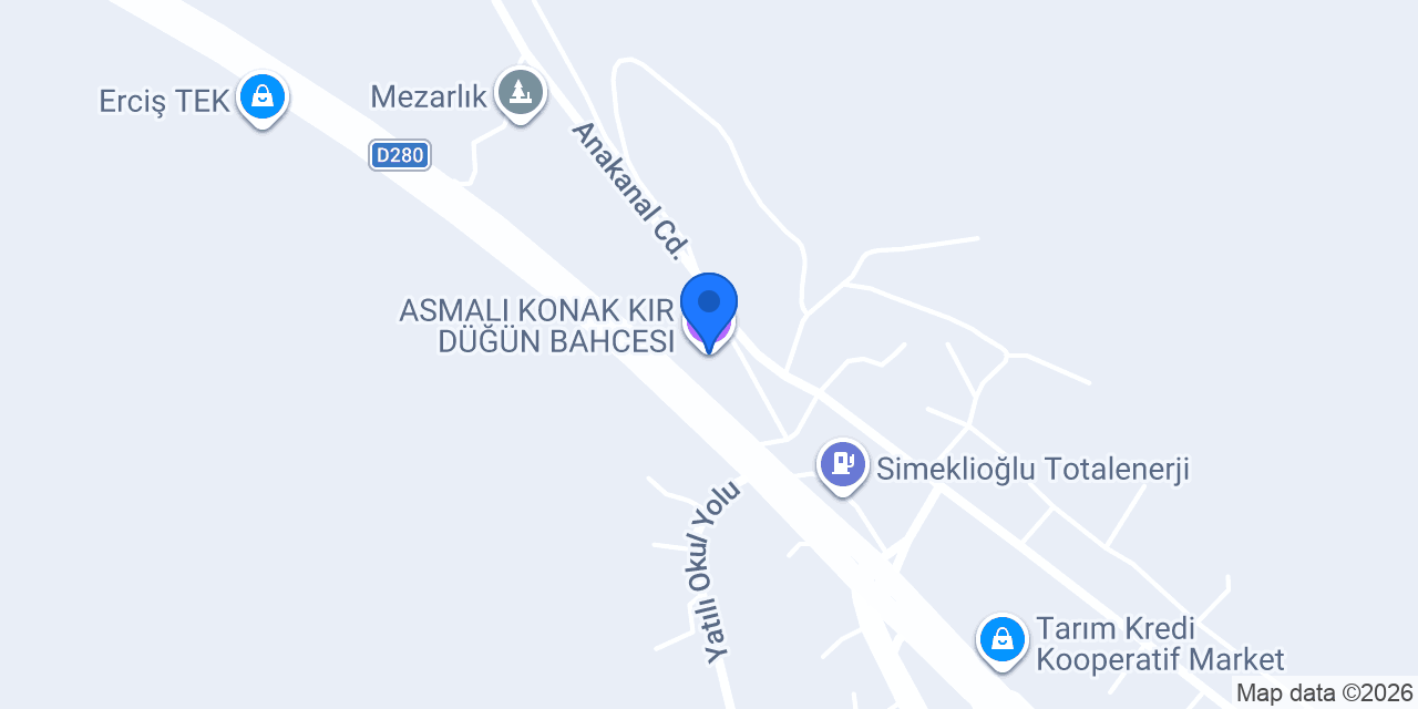 ASMALI KONAK KIR DÜĞÜN BAHCESI konumu