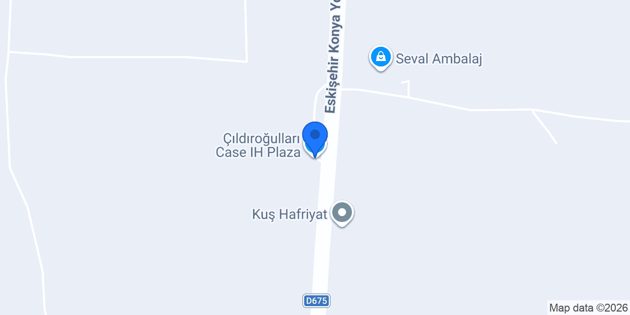 Çıldıroğulları Case IH Plaza konumu