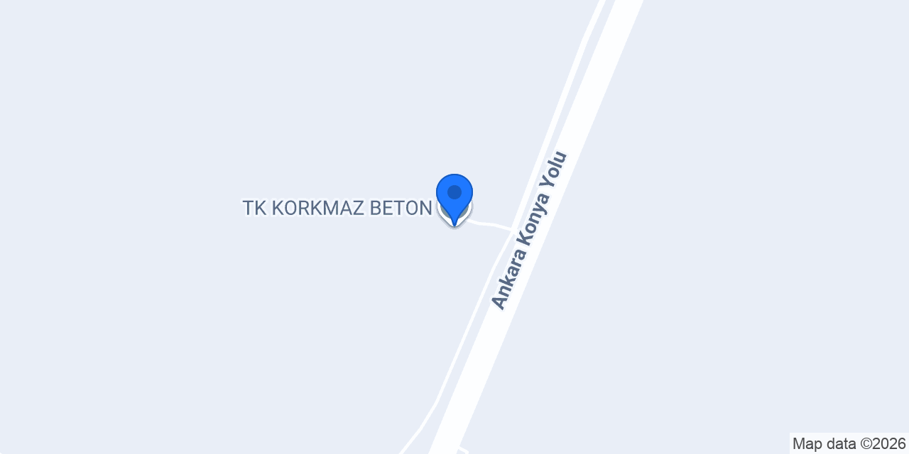 TK KORKMAZ BETON konumu