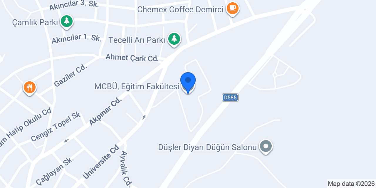 MCBÜ, Eğitim Fakültesi konumu