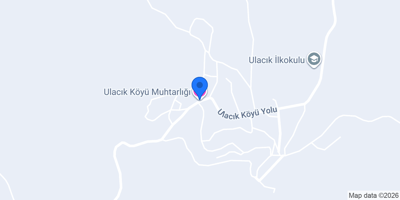 Ulacık Köyü Muhtarlığı konumu