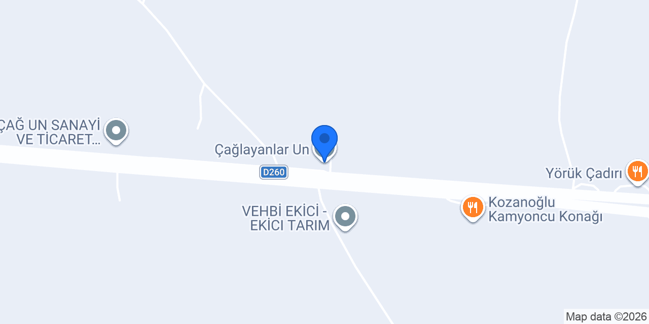 Çağlayanlar Un konumu