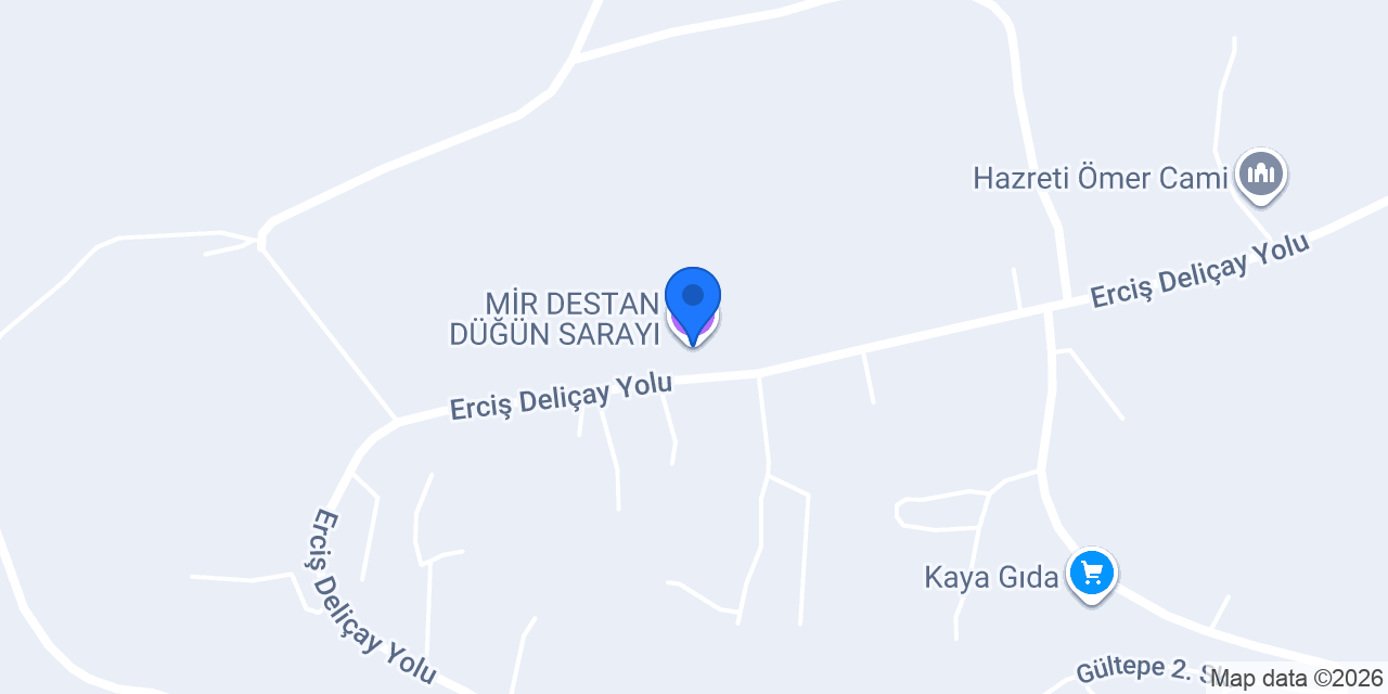 MİR DESTAN DÜĞÜN SARAYI konumu