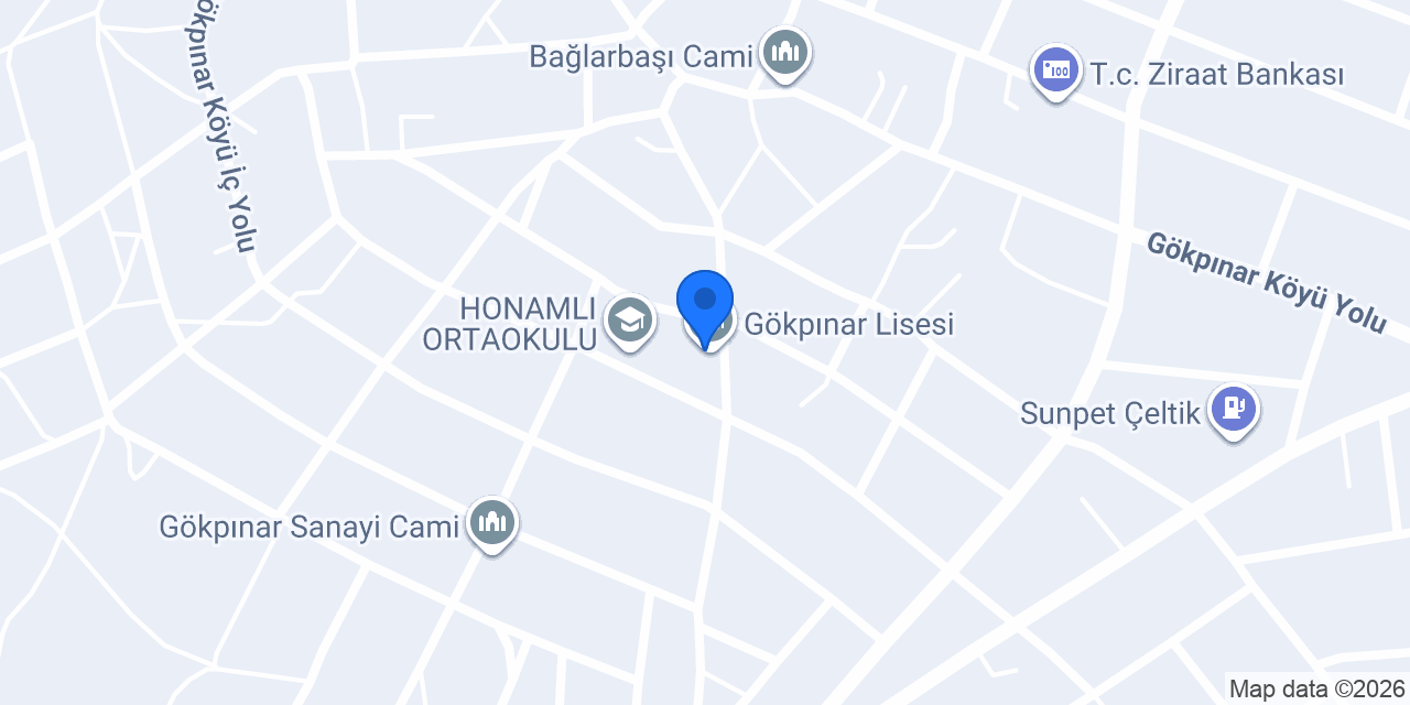Gökpınar Lisesi konumu
