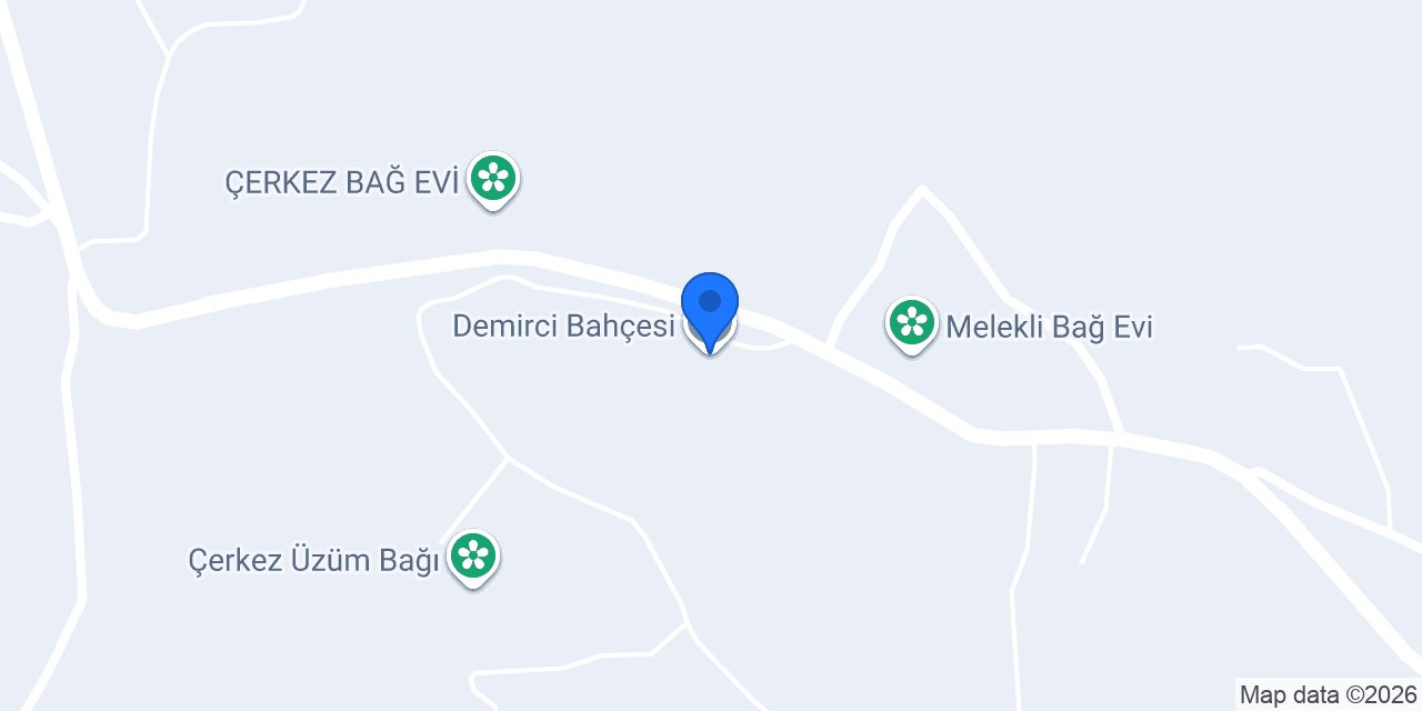 Demirci Bahçesi konumu