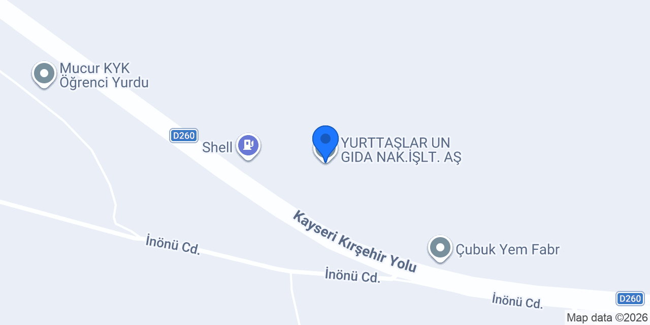 YURTTAŞLAR UN GIDA NAK.İŞLT. AŞ konumu