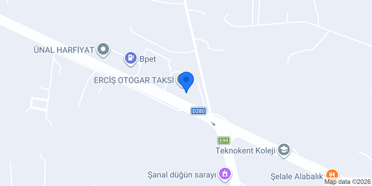 Bitlis Taç Erciş konumu