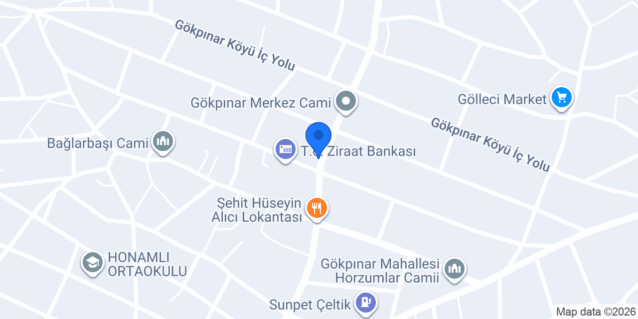 ABALIOĞLU YEM BAYİİ GÖKPINAR - ÇELTİK konumu