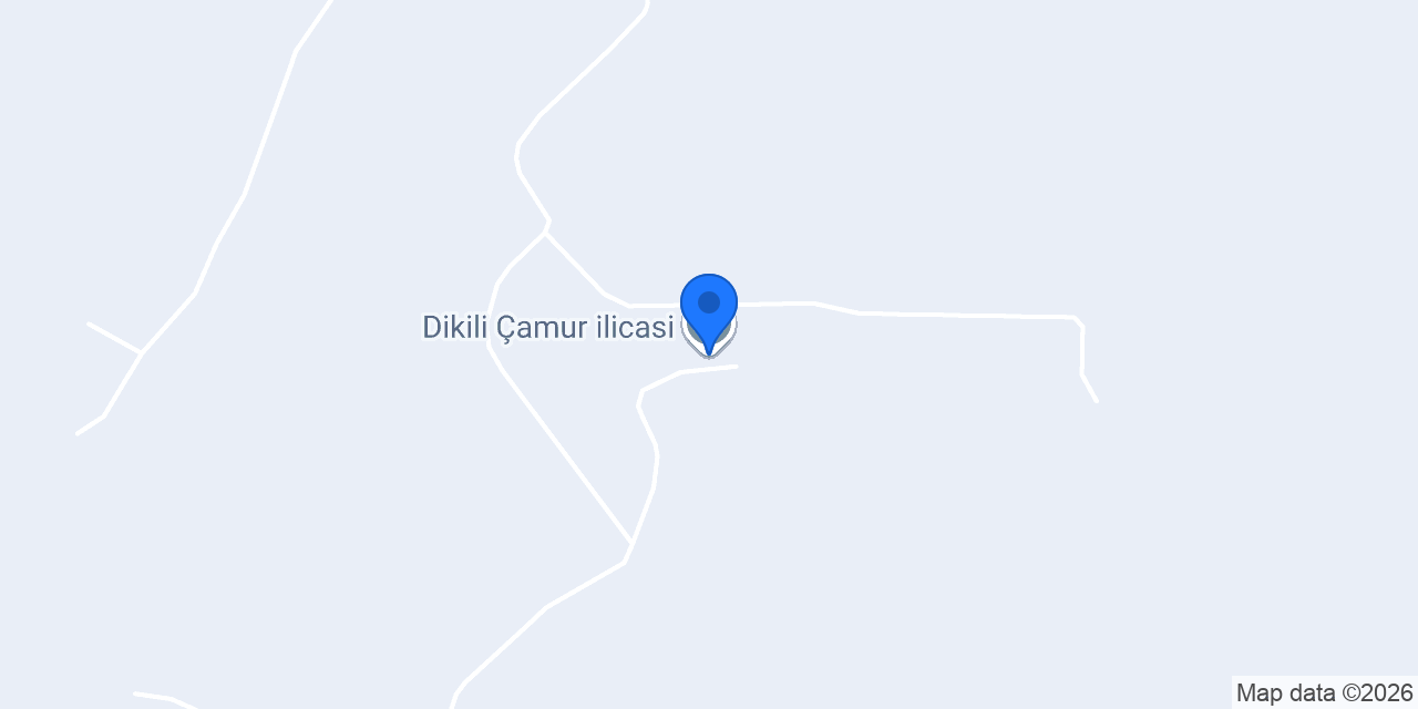 Dikili Çamur ilicasi konumu