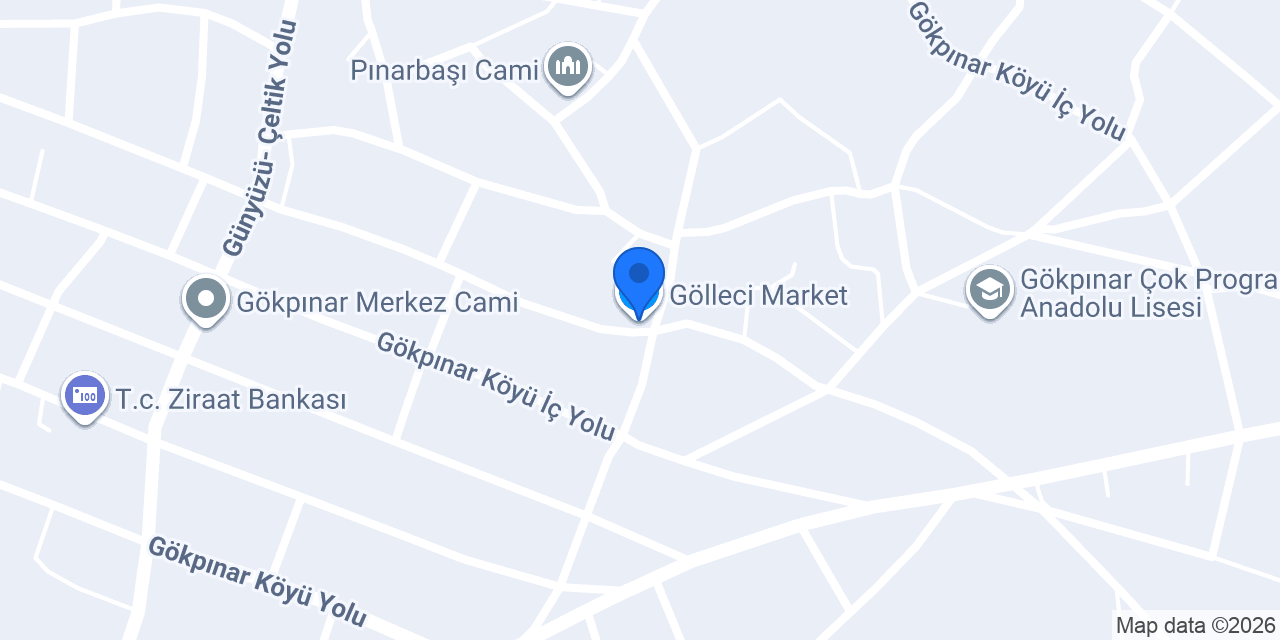Gölleci Market konumu
