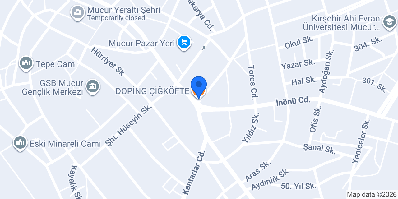 DOPİNG ÇİĞKÖFTE konumu