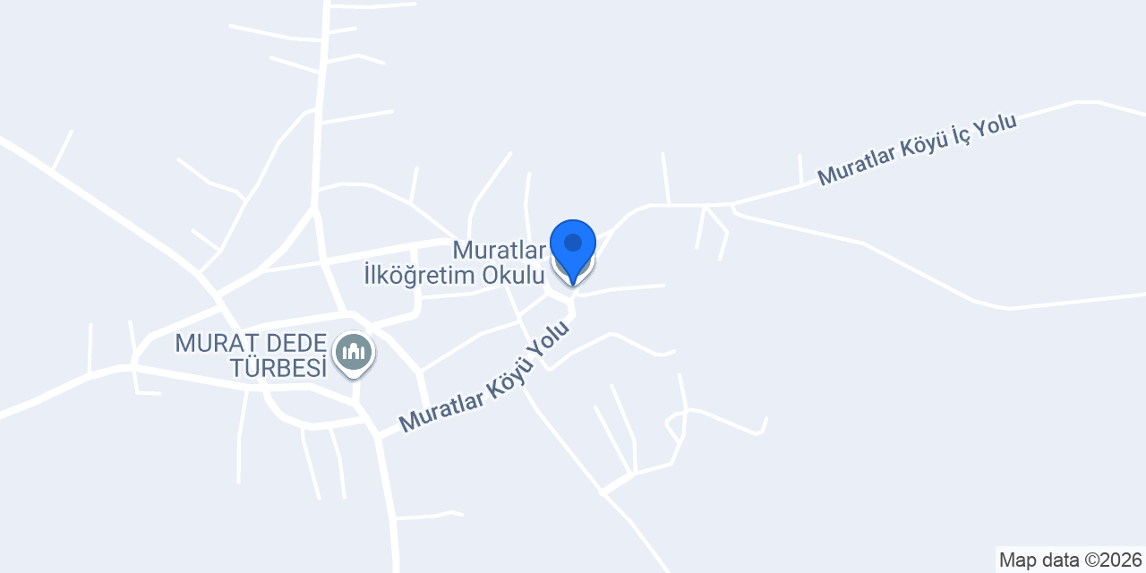 Muratlar İlköğretim Okulu konumu