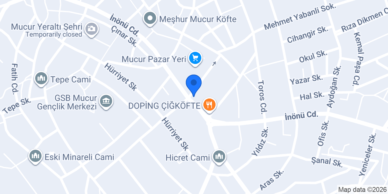 MCR ORGANİZASYON konumu