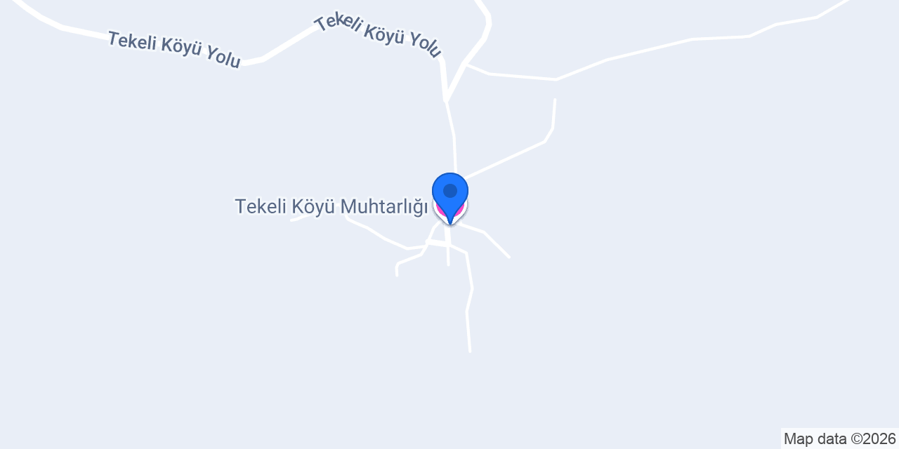 Tekeli Köyü Muhtarlığı konumu