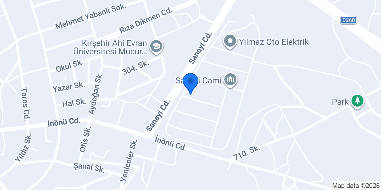 Yılmaz Oto Lastik konumu