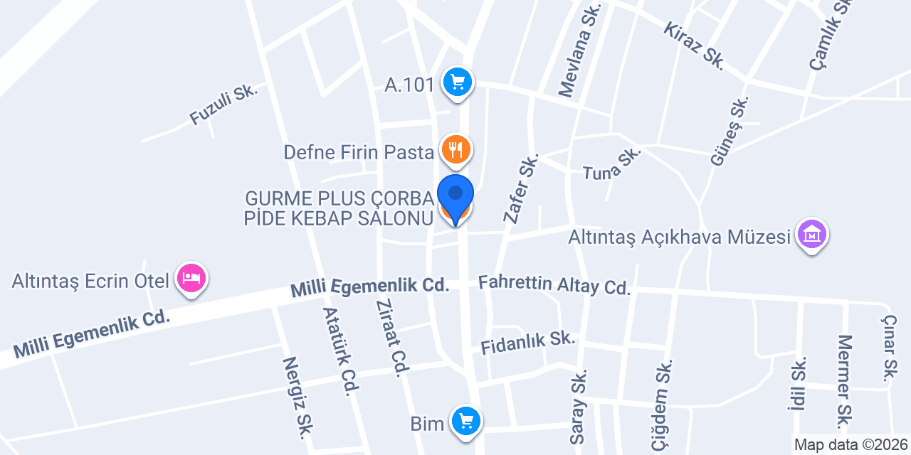 GURME PLUS ÇORBA PİDE KEBAP SALONU konumu