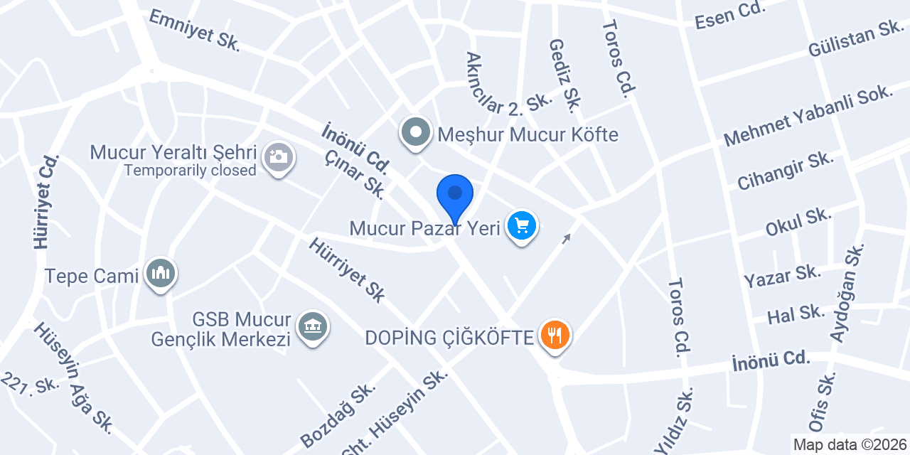 İnci Bijuteri konumu