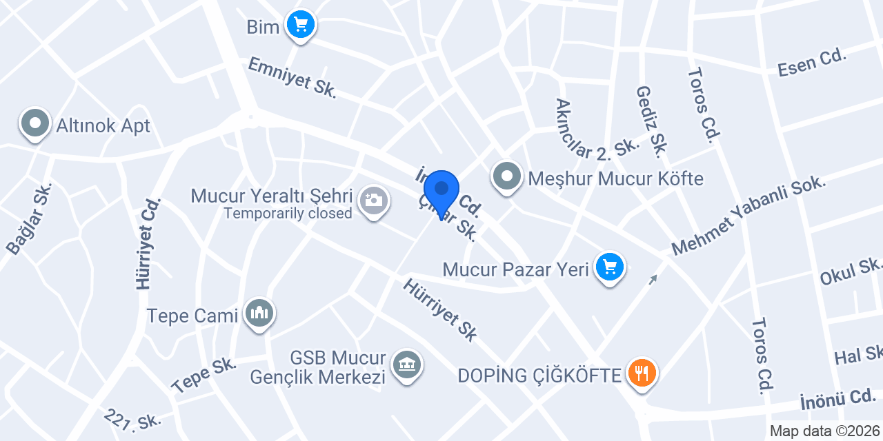 ABİ KARDEŞ TEKEL konumu